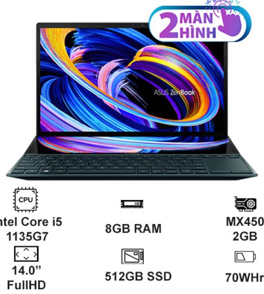 Laptop ASUS Zenbook Duo 14 UX482EG